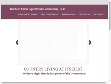 Tablet Screenshot of duchessfarm.com